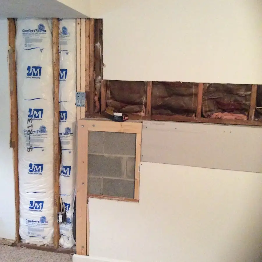 Wall insulation replacement during Odor Removal & Deodorization in Dighton